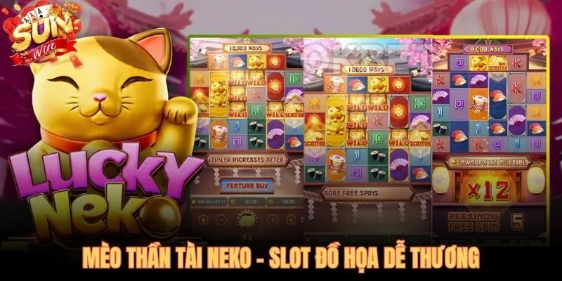 Maneki Neko - mèo tài lộc Nhật Bản với đồ họa anime sống động